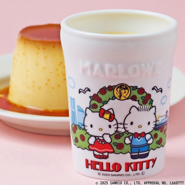 プリン　ハローキティ キティ陶器入りカスタードプリン マーロウ