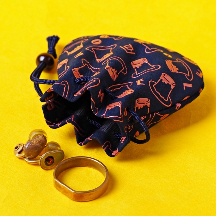 ミニ巾着 印傳×MARLOWE マーロウ