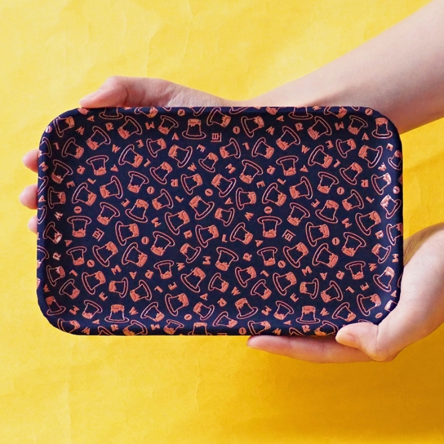 印傳×MARLOWE カードトレイ マーロウ