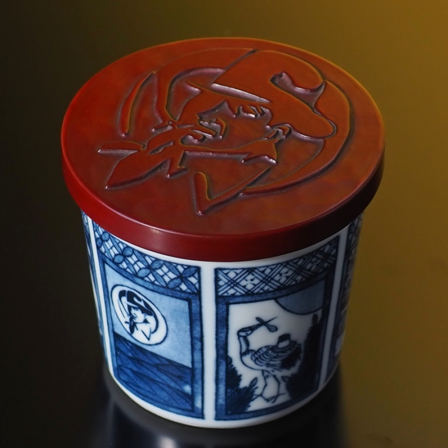 鎌倉彫ビーカーフタ マーロウおじさん マーロウ